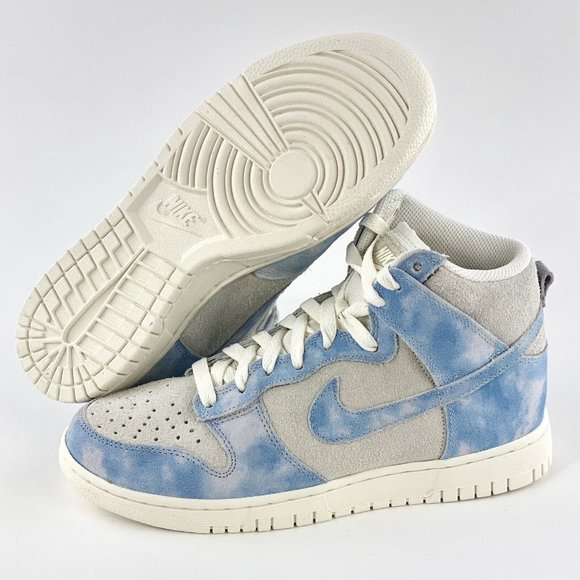 Nike Dunk High SE Clouds Women's Sneakers Shoes Blue White FD0882-400 - Picture 2 of 12
